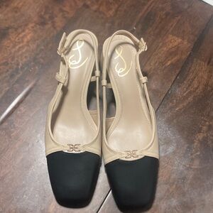 Elegant Black and Tan Women's Sam Edelman Tarra